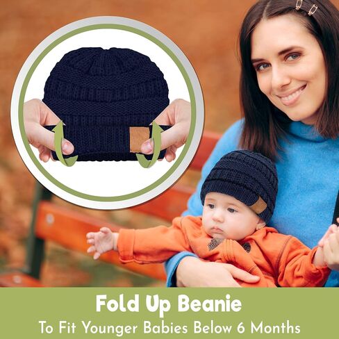 KeaBabies Organic Baby Bibs for Boys & Girls And Baby Beanie Winter Hats Bundle - Organic Cotton Teething Bib (Basic) - Soft Knitted Baby Hat Mittens (Urban) in Saudi Arabia