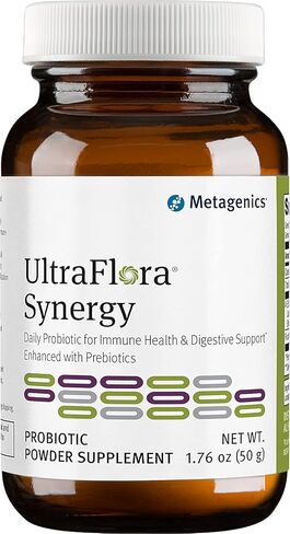 Metagenics UltraFlora Synergy - Daily Probiotic - Immune Health & Digestive Support - Prebiotic | 67 Servings in Saudi Arabia