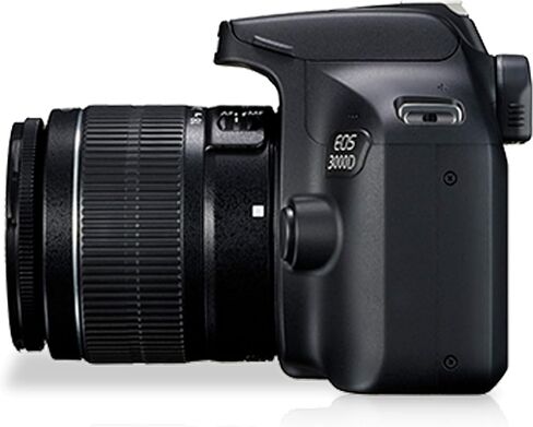 كاميرا Canon EOS 3000d / Rebel T100 DSLR مع عدسة تكبير 18-55 مم F/3.5-5.6 + عدسة 75-300 مم F/4-5.6 III + عدسة تليفوتوغرافي فائقة 420-800 مم + ذاكرة سعة 128 جيجابايت، حافظة - ملحقات صور احترافية باقة in Saudi Arabia