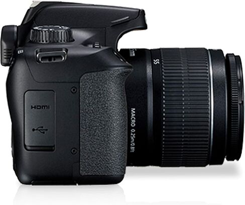كاميرا Canon EOS 3000d / Rebel T100 DSLR مع عدسة تكبير 18-55 مم F/3.5-5.6 + عدسة 75-300 مم F/4-5.6 III + عدسة تليفوتوغرافي فائقة 420-800 مم + ذاكرة سعة 128 جيجابايت، حافظة - ملحقات صور احترافية باقة in Saudi Arabia