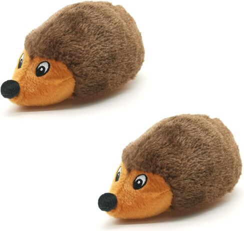 SUNKYPUP Hedgehogz Squeaky Dog Toy, Stuffed Plush Dog Toys for Small Medium Dogs (8 Inch (2 Pack)) in Saudi Arabia