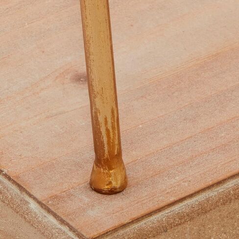 Deco 79 Wood Pendulum Clock with Wood Base, 10" x 5" x 11", Gold in Saudi Arabia