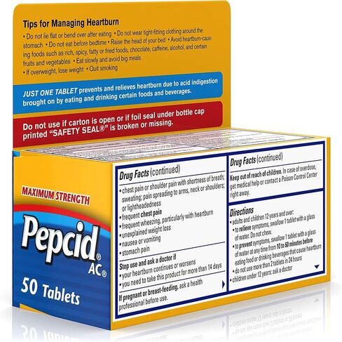 أقراص Pepcid AC للحد الأقصى من الحموضة 50 عصام in Kuwait