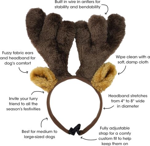 كومبانيون جير 70051 قرون الحيوانات الأليفة للعطلات، متوسطة/كبيرة in Kuwait