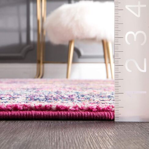 nuLOOM Verona Vintage Persian Area Rug, 5x7, Pink in Saudi Arabia