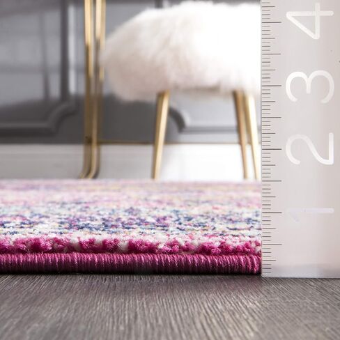 nuLOOM Verona Vintage Persian Area Rug, 5x7, Pink in Saudi Arabia