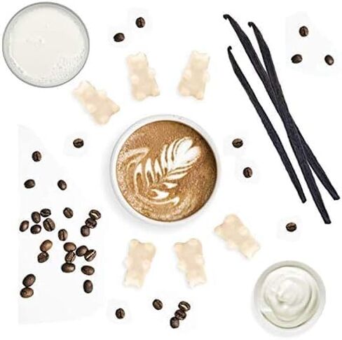 شمع الصويا بالفانيليا واللاتيه من هابي واكس يذوب الشمع المعطر الممزوج بالزيوت العطرية، مثالي لإذابة الشمع أو المكعب أو سخان التارت، 6 أونصة إجمالية متعددة العبوات in Kuwait