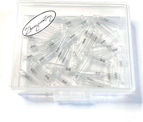 Fishing Soft Lure Glass Rattles Insert Tube, Simple Operation Stainless Steel Plastic 50pcs/Lot Rattles Shake Attract Fly Tie for Baits Making in Kuwait