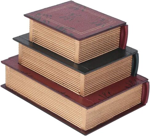 TMISHION Jewelry Gift Box, Stylish Book Shape Jewelry Gift Box Storage Box Holder Organizer in Saudi Arabia