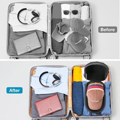 ProCase Men's Jewelry Box Bundle with Hat Organizer Travel Case in Saudi Arabia