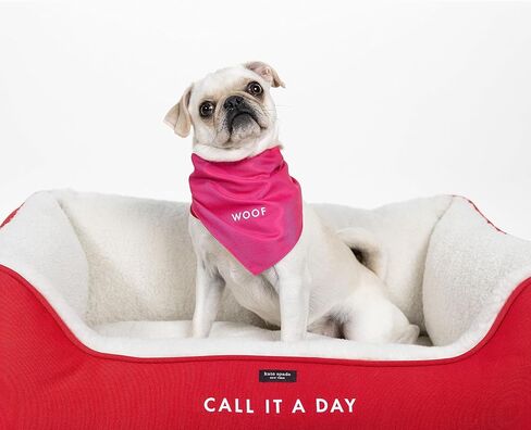 kate spade new york Pet Bandana for Boy or Girl Dogs, Lightweight Bandana for Dog, Cute Dog Scarf for Small or Medium Pets, Watercolor Dot in Kuwait