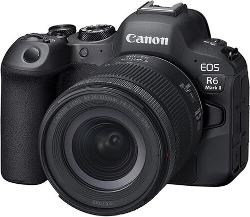 Canon EOS R6 Mark II Mirrorless Camera with 24-105mm f/4-7.1 is STM Lens + EF 75-300mm f/4-5.6 III Lens + 2pc 64GB Memory Cards + Filters + TTL Flash & More in Saudi Arabia
