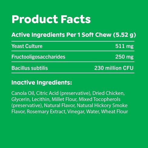 Greenies Supplements Digestive Health Adult Chicken Flavor, 7.8 oz. Pouch of 40 ct. Soft Chews in Saudi Arabia