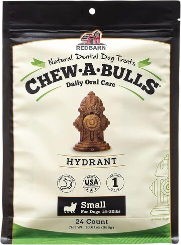Redbarn Chew-A-Bulls (Size: Large, Shape: Hydrant, 6-Count (Pack of 1)) in Saudi Arabia