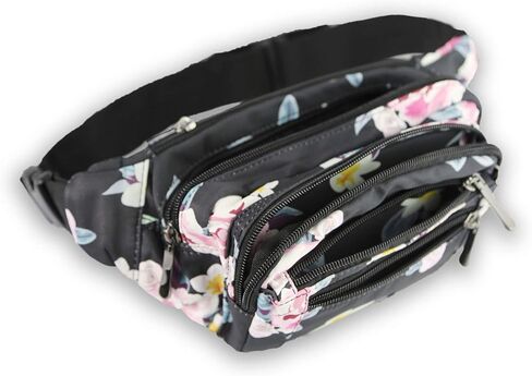 حزمة فاني للرجال والنساء حقيبة خصر مقاومة للماء حقيبة بوم الورك مع غطاء للمطر حزام قابل للتعديل للرياضة في الهواء الطلق والجري والسفر والمشي لمسافات طويلة وركوب الدراجات والمشي والصيد غير الرسمي in Kuwait