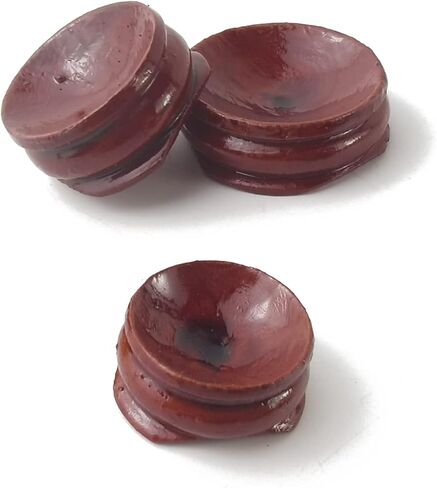 NSBELL 24 قطعة 3 منصات كروية الحجم للعرض الكريستال، حامل شاشة كريستال قاعدة حامل خشبي بيض كرة كريستال حامل حجر كريم للديكور المنزلي in Kuwait