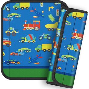 Akkya 2 Pack Seat Belt Cover Pad, Dinosaur Seatbelt Cushion Car Seat Strap Pads for Kids Carseat Stroller Shoulder Strap Protector Accessories