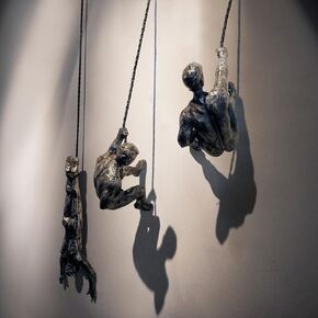 WIBOTA Climber Wall Decor - Unique Men's Wall Sculpture for Climbing Enthusiasts Set of 3 in Saudi Arabia