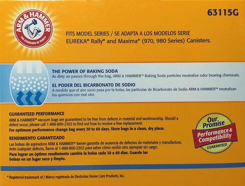 Arm & Hammer Odor Eliminating Vacuum Bags, Eureka T Vacuum in Saudi Arabia
