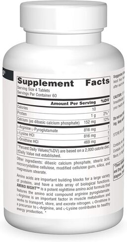 Source Naturals Amino Night - Advanced Amino Acid Formula - 240 Tablets in Saudi Arabia