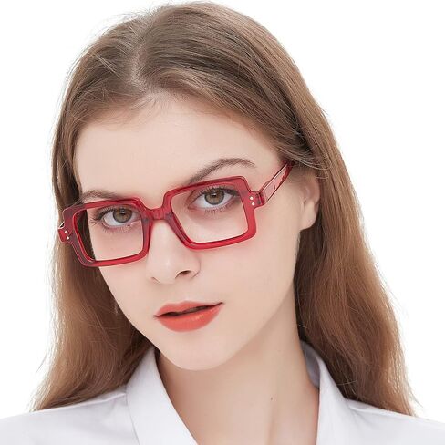 MARE AZZURO Cute Reading Glasses Women Designer Square Readers 1.0 1.25 1.5 1.75 2.0 2.25 2.5 2.75 3.0 3.5 4.0 5.0 6.0 in Saudi Arabia