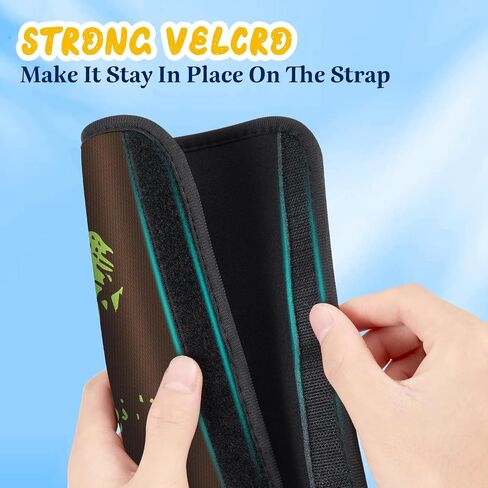 Akkya 2 Pack Seat Belt Cover Pad, Dinosaur Seatbelt Cushion Car Seat Strap Pads for Kids Carseat Stroller Shoulder Strap Protector Accessories in Kuwait
