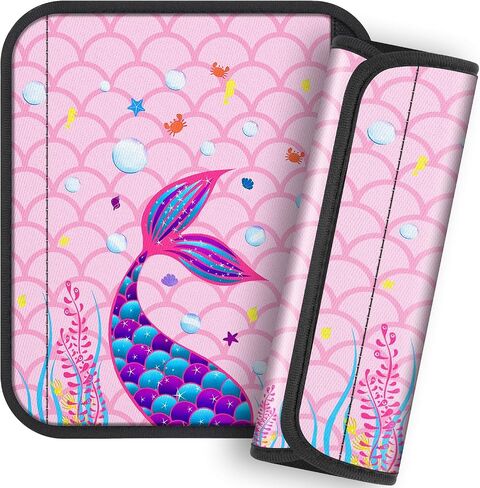 Akkya 2 Pack Seat Belt Cover Pad, Dinosaur Seatbelt Cushion Car Seat Strap Pads for Kids Carseat Stroller Shoulder Strap Protector Accessories in Kuwait