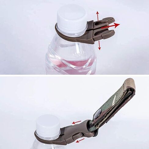 Nocessary 30 Pack D-Ring Grimloc Locking Molle Backpack Attachments for Molle Bag Tactical Backpack Web Dominator Elastic Strings Strap Management Tool Buckle in Kuwait