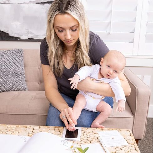 هابينست البوم سجل قصاصات تذكاري للاطفال بعمر 5 سنوات - لحديثي الولادة من الجنسين محايد للاولاد او البنات، سجل تذكاري او هدايا استقبال المولود الجديد in Kuwait