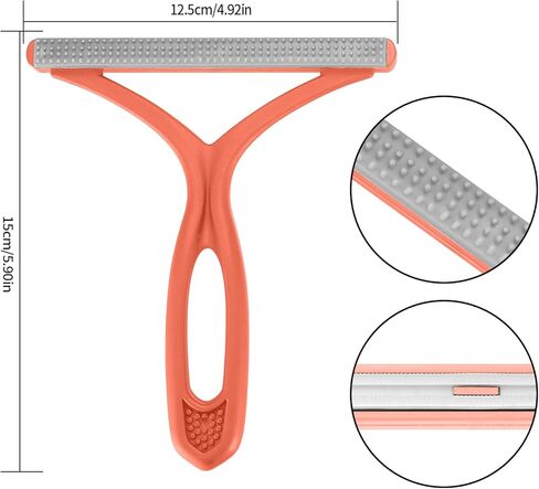 4 Pcs Pet Hair Remover for Couches, Cat and Dog Fur Hair Removal Tool, Reusable Lint Pet Hair Carpet Cleaner Brush Remover Rake Reusable for Clothes/Furniture/Carpet/Rugs/Car Seats/Bedding in Kuwait