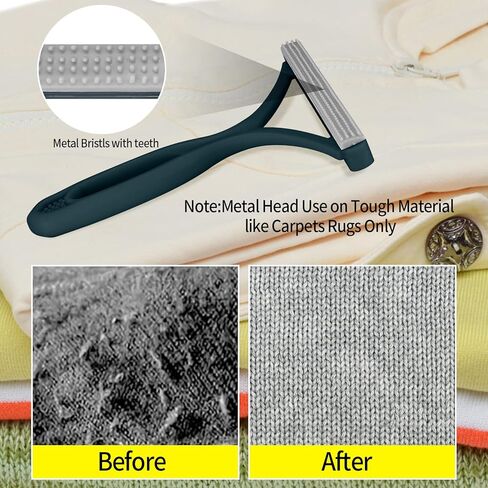 4 Pcs Pet Hair Remover for Couches, Cat and Dog Fur Hair Removal Tool, Reusable Lint Pet Hair Carpet Cleaner Brush Remover Rake Reusable for Clothes/Furniture/Carpet/Rugs/Car Seats/Bedding in Kuwait