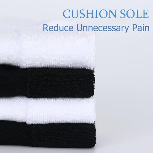 جوارب Athlemo للنساء والرجال من الخيزران لمرضى السكري، 6 أزواج من الكاحل غير مربوط للدورة الدموية بدون خياطة للقدم ذات الرائحة الكريهة in Kuwait