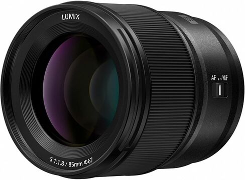 كاميرا باناسونيك LUMIX S5 4K كاملة الإطار على شكل حرف L بدون مرآة مع عدسة 20-60 مم وسلسلة LUMIX S مقاس 85 مم f/1.8 وحزمة بطارية DMW-BLK22 إضافية (3 قطع) in Saudi Arabia