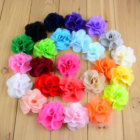 Cooyeah Dog Collar Flowers, 40 Pieces Pet Bow Tie Flower Collars Dogs Charms Flower Bowtie for Cat Puppy Pets Collar Grooming Accessories in Kuwait