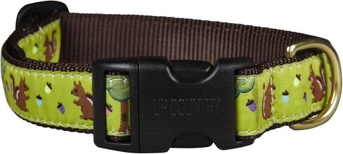 Up Country Nuts Pattern Dog Collar, Large (15 To 21 inches) 1 Inch Wide Width in Kuwait