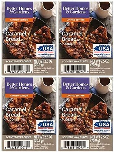 Better Homes and Gardens Caramel Bread Pudding Scented Wax Cubes - 4-Pack in Saudi Arabia