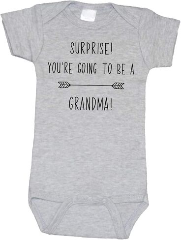 Bump and Beyond Designs Suprise Pregnancy Announcement Grandma Newborn Bodysuit in Saudi Arabia