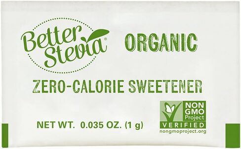 Now Better Stevia Organic Sweetener, 75 Count in Saudi Arabia
