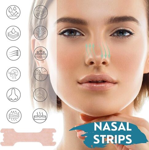 Orapink Nasal Strips|Extra Strength|Nasal Congestion Relief|Help Stop Snoring|Snoring Solutions|Anti-Snoring Device|Large in Kuwait