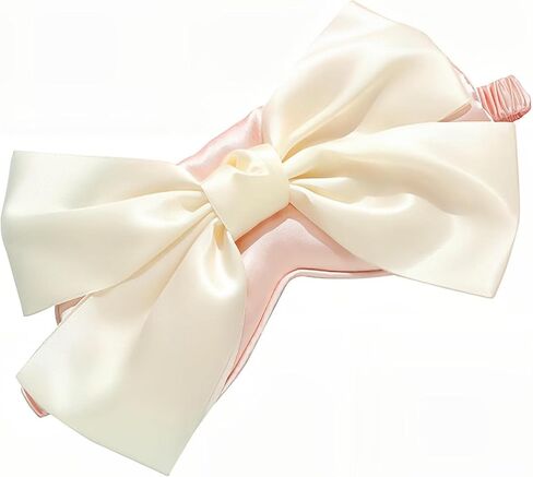 قناع عين من الحرير الخالص للنوم، قناع نوم وردي بتصميم عصري للنساء مع شريط مطاطي، يساعد على النوم الجيد ليلاً in Kuwait