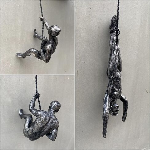 WIBOTA Climber Wall Decor - Unique Men's Wall Sculpture for Climbing Enthusiasts Set of 3 in Saudi Arabia