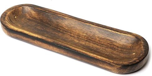 Bless-International Traditional-Handmade-Tray-Burner Wooden-Trat-Incense-Stick-Holder Ash-Catcher-Stand for-Aromatherapy-Meditation-Yoga (Celebration, 11x4x1.22 Inches) in Kuwait