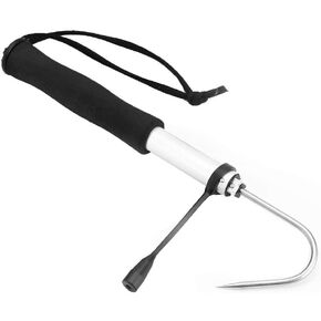 Aufee Retractable Fishing Gaff, Stainless Steel Saltwater Sharp Hook, Telescopic Ice Fishing Gear Hook Tackle with Soft EVA Handle in Kuwait