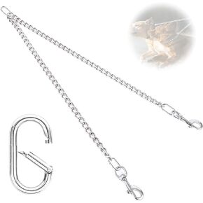 مقود مقود مزدوج ممتد للكلاب الكبيرة والكبيرة جدًا بسعة 300 رطل، مقود مقود معدني ثنائي الاتجاه مقاوم للمضغ، مقود مزدوج غير قابل للكسر مقود كلب أليف ثنائي الاتجاه لكلبين in Kuwait