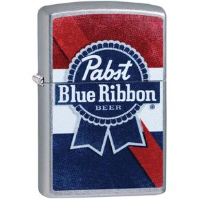 Zippo Lighter: Pabst Blue Ribbon Beer Logo - Street Chrome 81188 in Kuwait