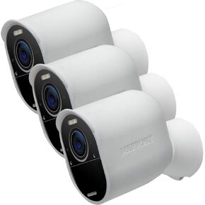 Meffort Inc Silicone Skin Case Cover Offers Sun Glare UV Weather Protection Camouflage Disguise Compatible with Arlo Ultra & Ultra 2 & Pro 3 & Pro 4 - Black (3 Pack) in Kuwait