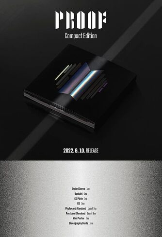 BTS Proof Anthology Album Compact Edition Contents+1p Folding Poster On Pack+Tracking Sealed in Saudi Arabia
