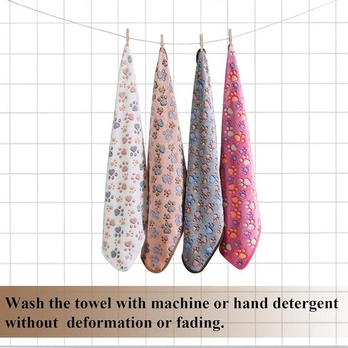 Grddaef 30X20 Inch Guinea Pig Fleece Blanket, 4Pcs Small Animal Washable & Plush Flannel Sleeping Mats Pad Rabbit Bedding Cage Liners for Hamster Guinea Pig Bunny Chinchilla Hedgehog Ferret in Saudi Arabia