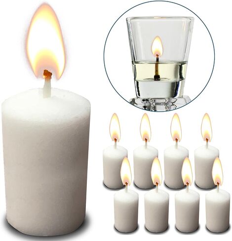 Ner Mitzvah 3 Hour Neironim Candles - Shabbat Neronim and Votive Wax Candle - 72 Count in Saudi Arabia