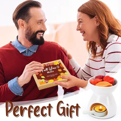 tuitessine سقوط الشمع المعطر يذوب أوراق الخريف اليقطين الشمع على شكل يذوب 4 أوقية شمع الصويا الطبيعي يذوب شراب القيقب اليقطين الفانيليا والقرفة للمنزل هدايا العيد العطر in Kuwait